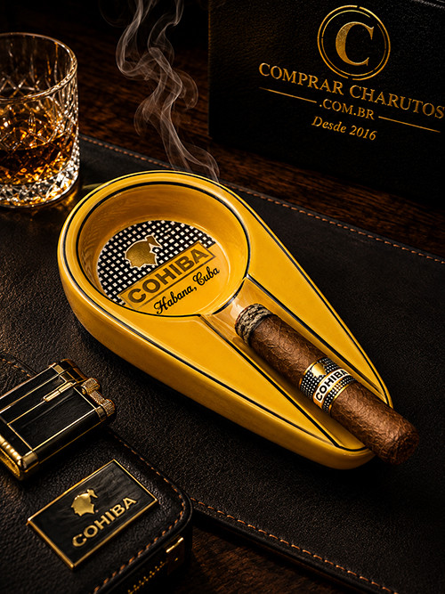 Cinzeiro Cohiba de Cerâmica para Charutos Itú, SP